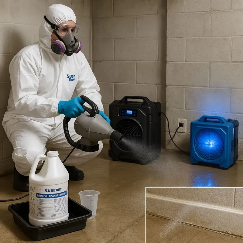 Sanitization and Odor Removal process in Apple Valley, CA