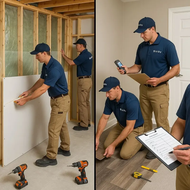 Repairs and Reconstruction process in Apple Valley, CA